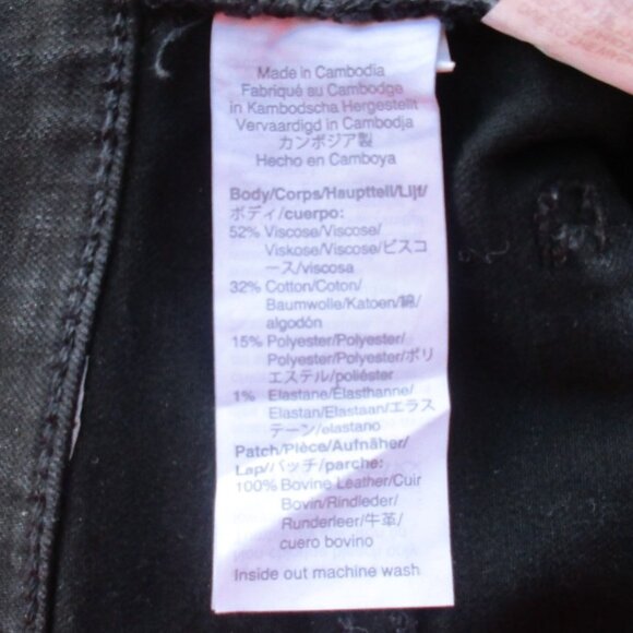 MADEWELL Jeans Size 28 Black ROADTRIPPER Skinny Denim - Picture 9 of 11